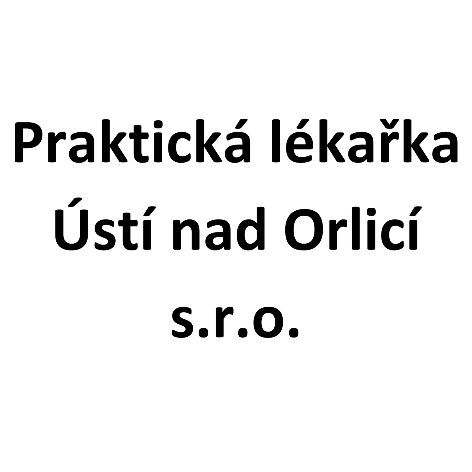 Praktická lékařka Ústí nad Orlicí s.r.o.